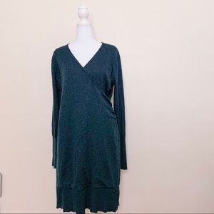 Loft Wrap Sweater Dress
